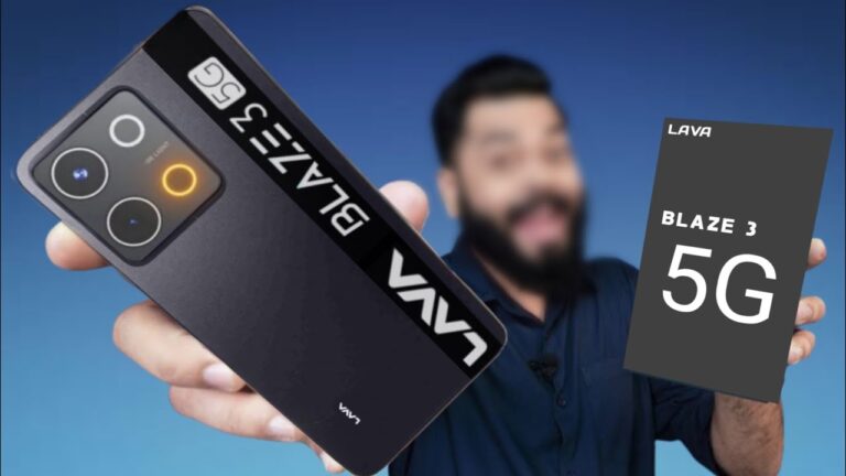 the new lava blaze 3 5g launched