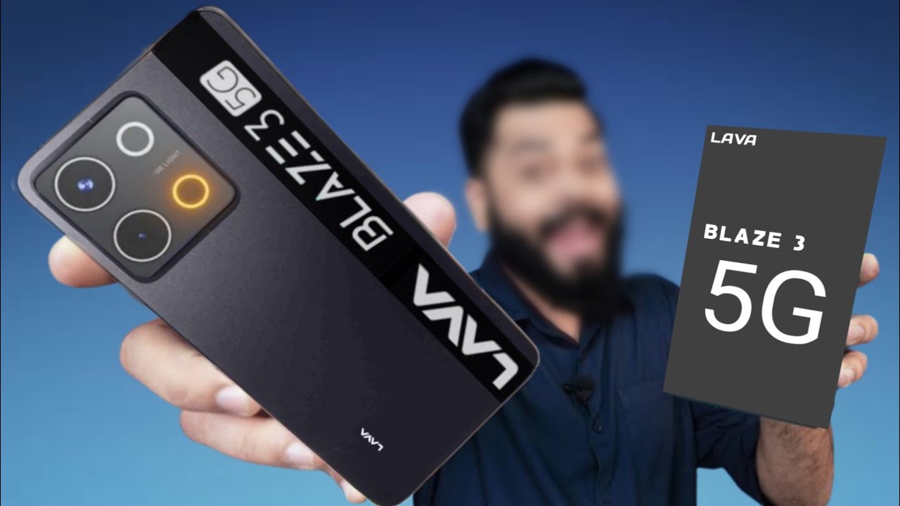 the new lava blaze 3 5g launched