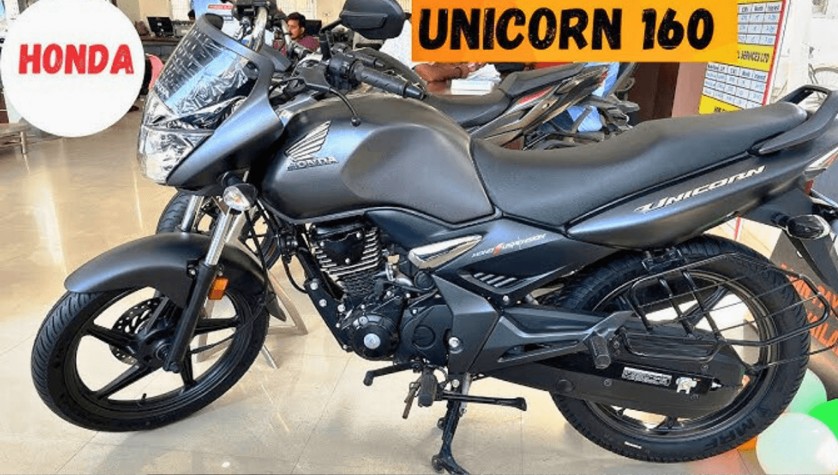 Honda Unicorn चाहिए? ₹13,000 डाउन पेमेंट करके आज ही घर लाएं, 60KM माइलेज का आनंद लें