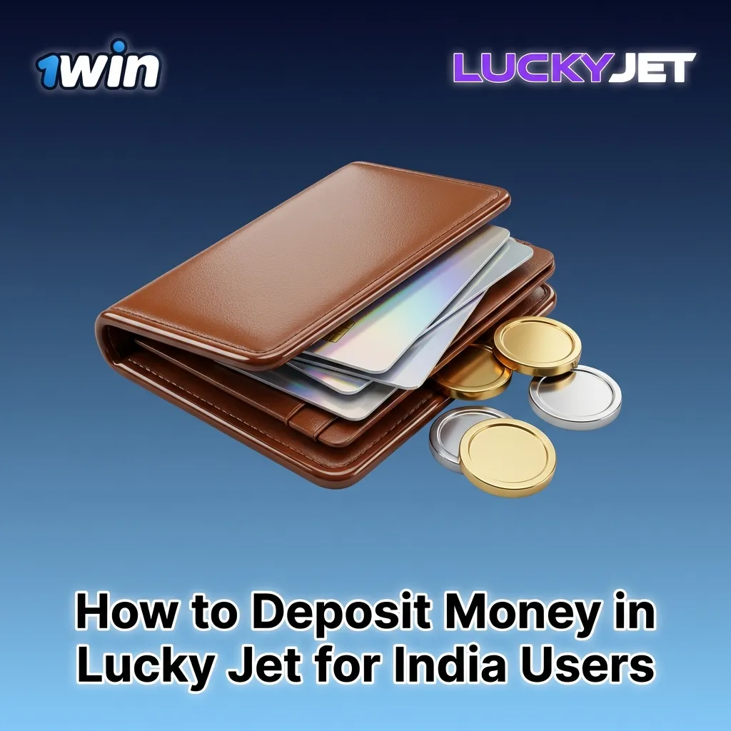 Lucky Jet deposit guide showing step-by-step instructions for Indian users to fund their gaming account