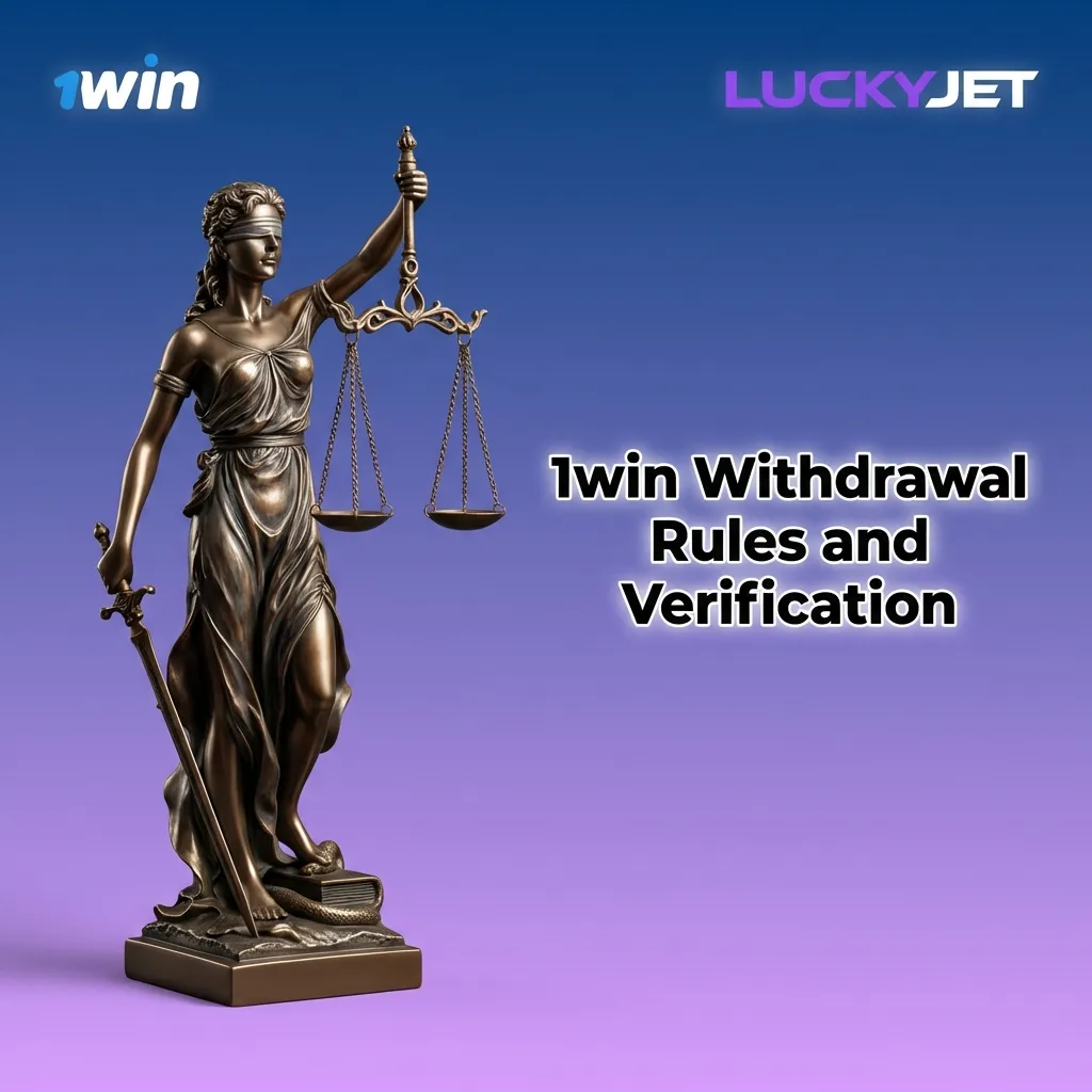 1win withdrawal rules screenshot showing verification requirements and payment conditions for Indian Lucky Jet players