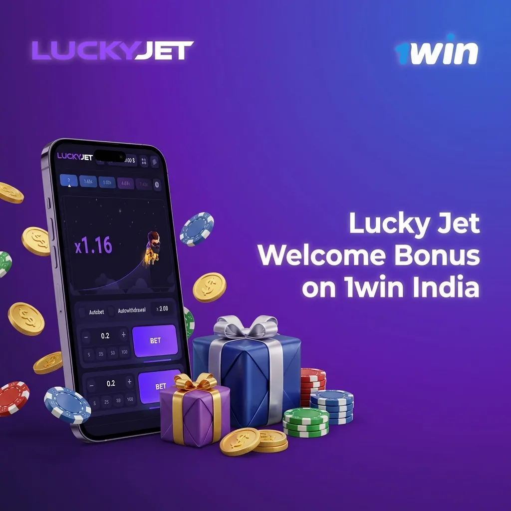 1win India Lucky Jet welcome bonus offering 500% up to ₹75,000 for new casino players with minimum ₹500 deposit